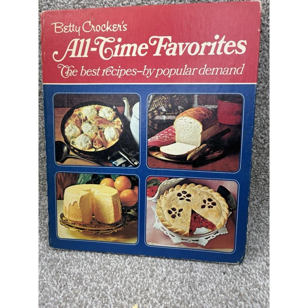 Vintage‎ 1972 Betty Crocker's All-Time Favorites Spiral HC Golden 2nd printing
